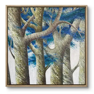 Alireza Karimi Moghaddam Painting 100x100cm Tree's - 2