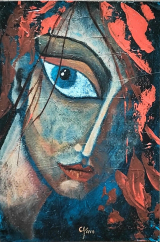 Cláudia Ferro Painting 24x31cm La mirada