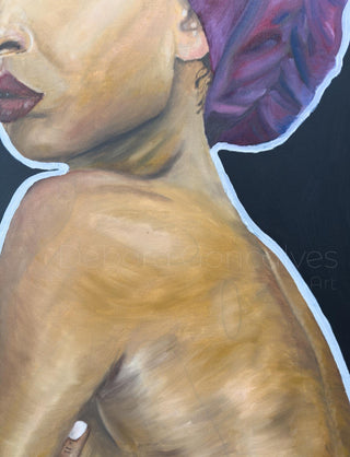 Débora Gonçalves Painting 50x70cm Feel the power