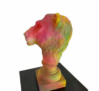 François Farcy Sculpture 36x19x19cm Looking fiercely to the future